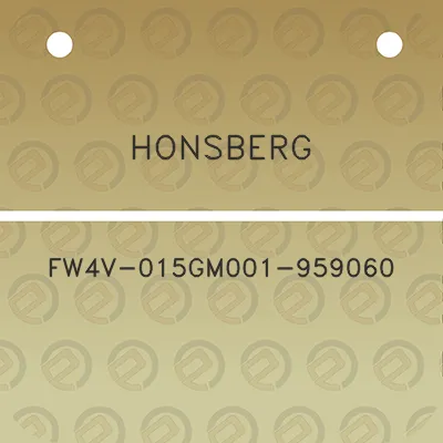 honsberg-fw4v-015gm001-959060