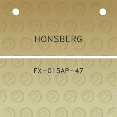 honsberg-fx-015ap-47