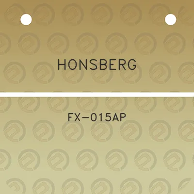 honsberg-fx-015ap