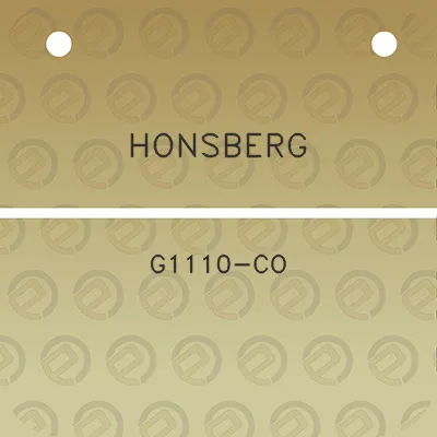 honsberg-g1110-co