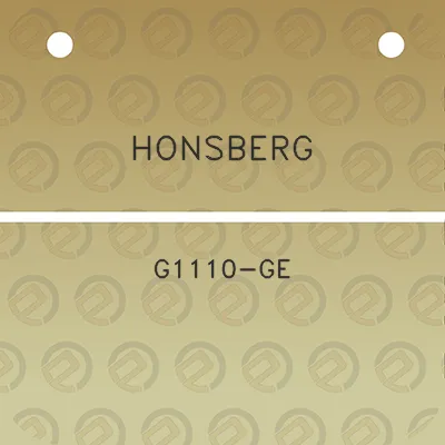 honsberg-g1110-ge