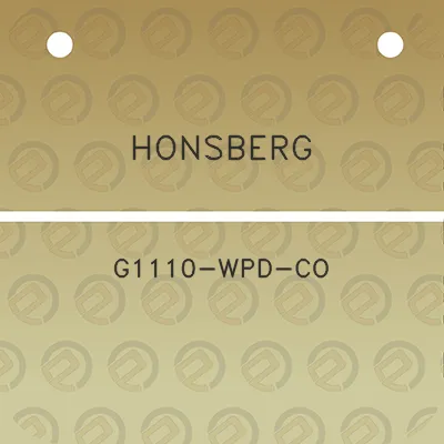 honsberg-g1110-wpd-co