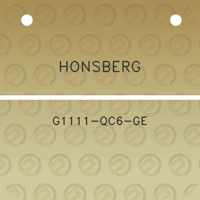 honsberg-g1111-qc6-ge