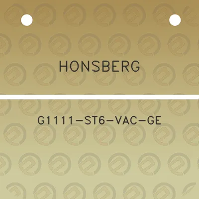 honsberg-g1111-st6-vac-ge