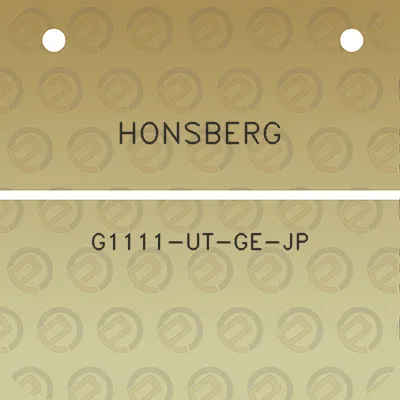 honsberg-g1111-ut-ge-jp