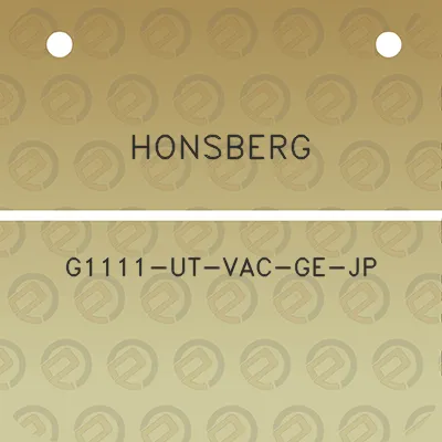 honsberg-g1111-ut-vac-ge-jp