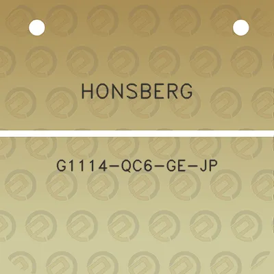 honsberg-g1114-qc6-ge-jp