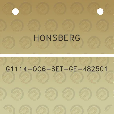 honsberg-g1114-qc6-set-ge-482501