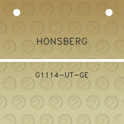 honsberg-g1114-ut-ge