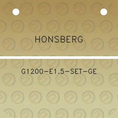 honsberg-g1200-e15-set-ge