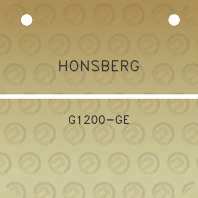 honsberg-g1200-ge