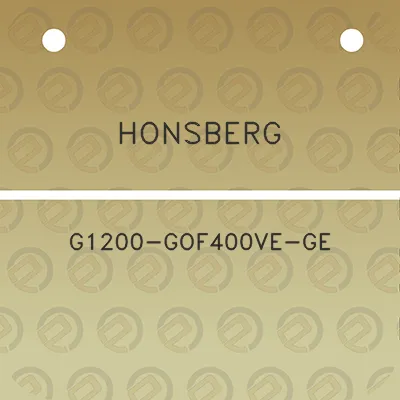 honsberg-g1200-gof400ve-ge