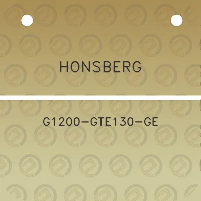 honsberg-g1200-gte130-ge