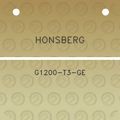 honsberg-g1200-t3-ge