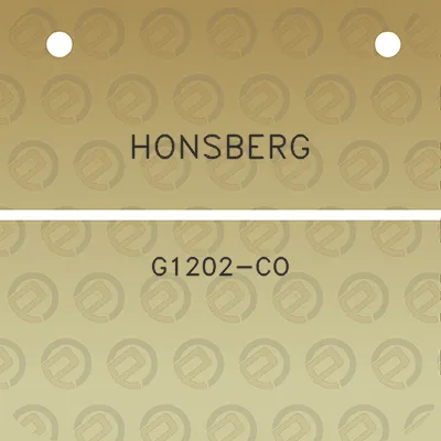 honsberg-g1202-co