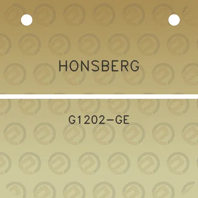 honsberg-g1202-ge