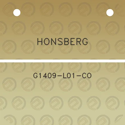 honsberg-g1409-l01-co