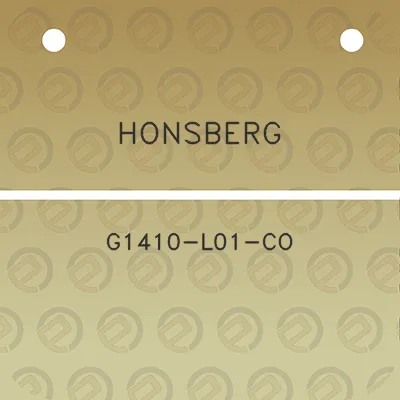 honsberg-g1410-l01-co