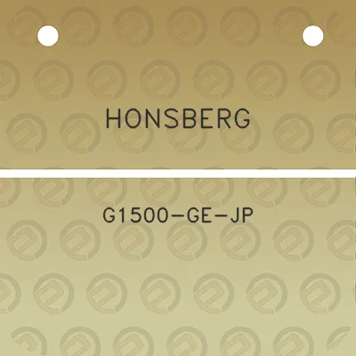 honsberg-g1500-ge-jp