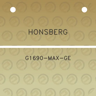 honsberg-g1690-max-ge