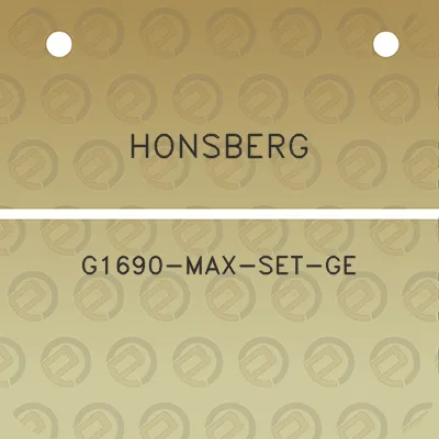 honsberg-g1690-max-set-ge