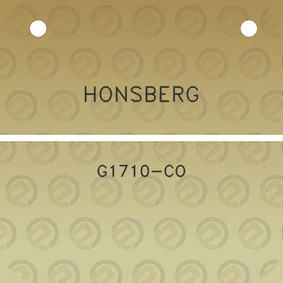 honsberg-g1710-co