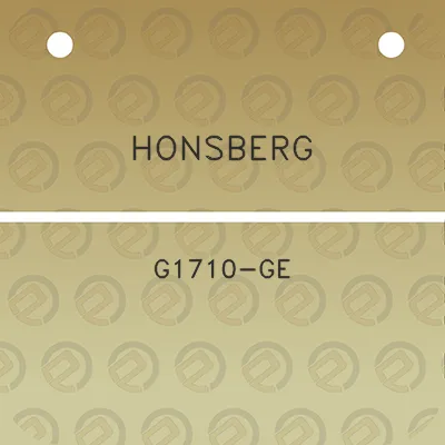 honsberg-g1710-ge