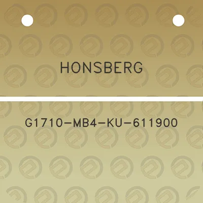 honsberg-g1710-mb4-ku-611900