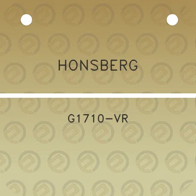 honsberg-g1710-vr