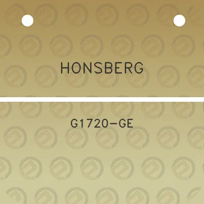 honsberg-g1720-ge