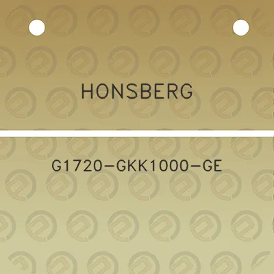 honsberg-g1720-gkk1000-ge