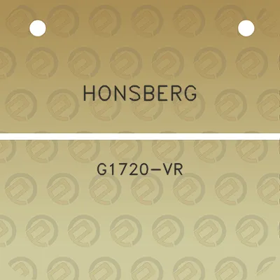 honsberg-g1720-vr