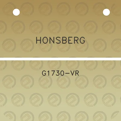 honsberg-g1730-vr