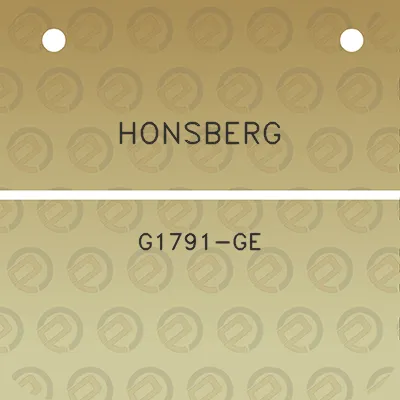 honsberg-g1791-ge