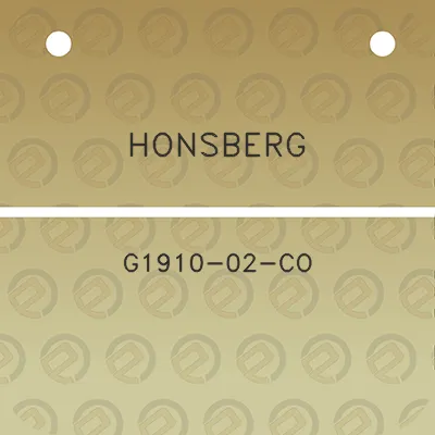 honsberg-g1910-02-co