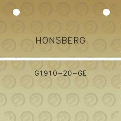 honsberg-g1910-20-ge