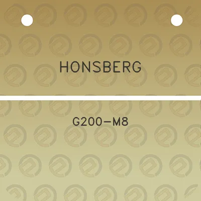 honsberg-g200-m8