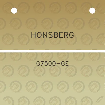 honsberg-g7500-ge