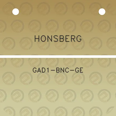 honsberg-gad1-bnc-ge