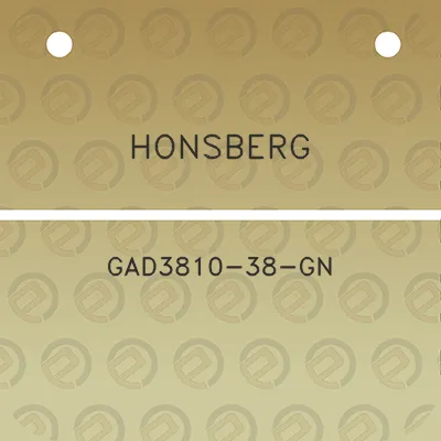 honsberg-gad3810-38-gn