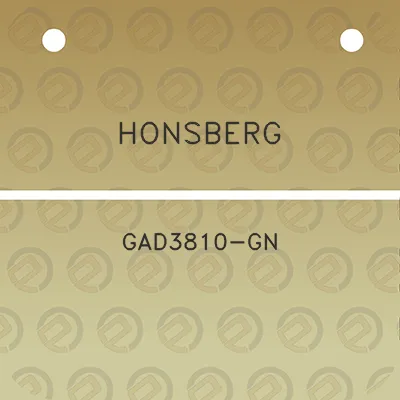 honsberg-gad3810-gn