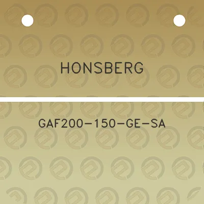 honsberg-gaf200-150-ge-sa