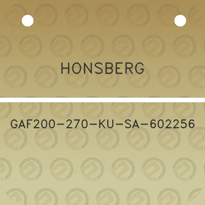 honsberg-gaf200-270-ku-sa-602256