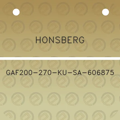 honsberg-gaf200-270-ku-sa-606875