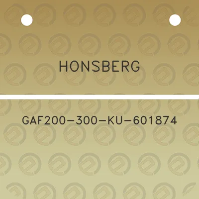 honsberg-gaf200-300-ku-601874