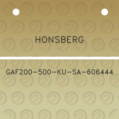 honsberg-gaf200-500-ku-sa-606444