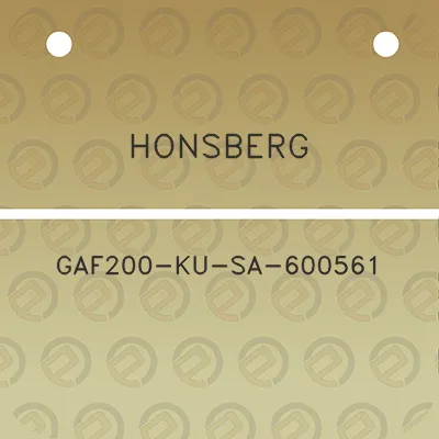 honsberg-gaf200-ku-sa-600561