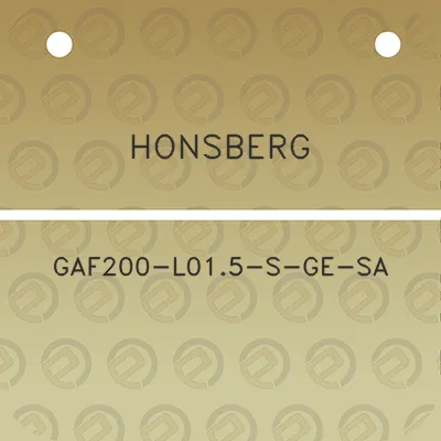 honsberg-gaf200-l015-s-ge-sa