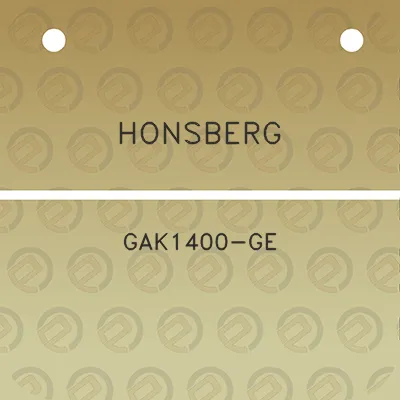 honsberg-gak1400-ge