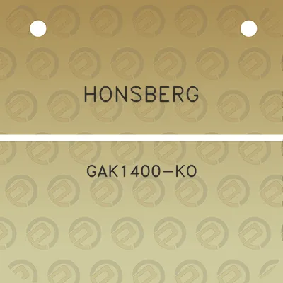 honsberg-gak1400-ko